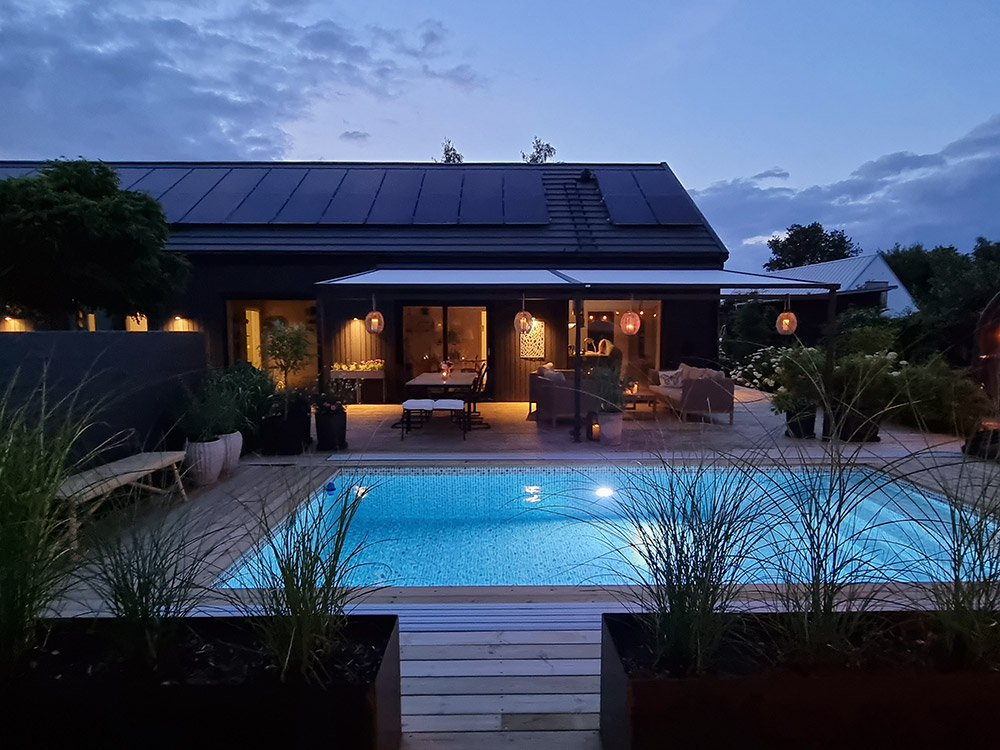 Med denna juvel till pool vill vår kund inspirera