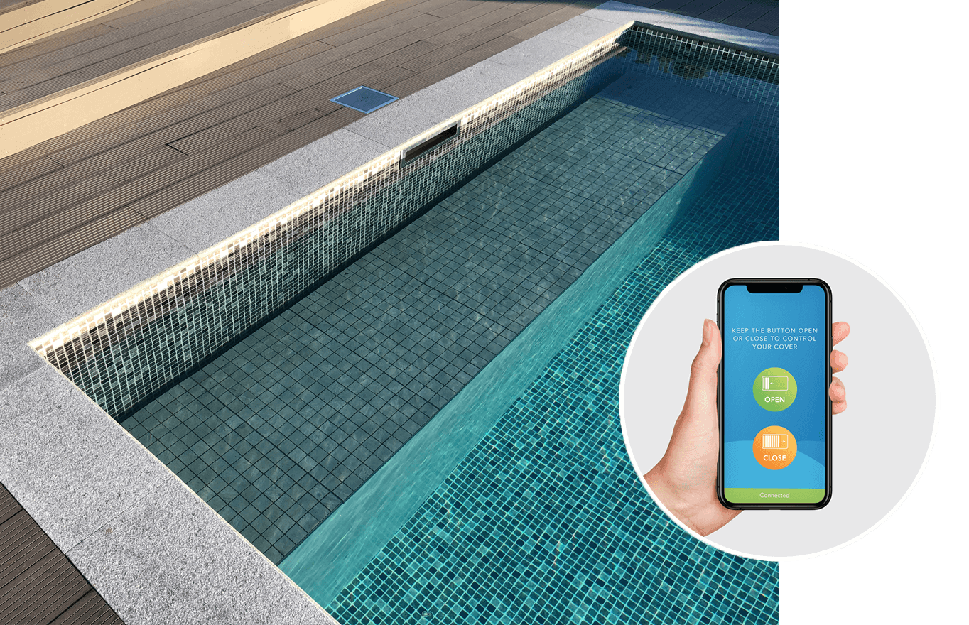Lamelltäckning premium med appstyrning