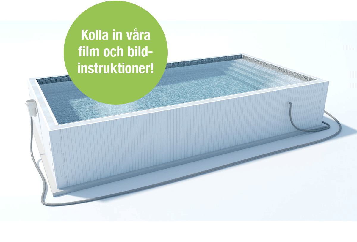 Lättbyggd pool av Thermoblock